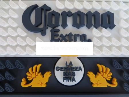 Corona PVC-Schienenmatte mit geprägtem Logo 