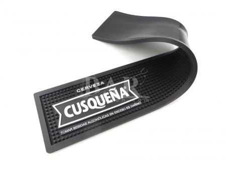 cusqunea flexible pvc servicematte rutschfest schwarz weiß matt 