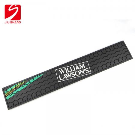 william lawsons rechteckige schienen-tropfmatte bar mat 