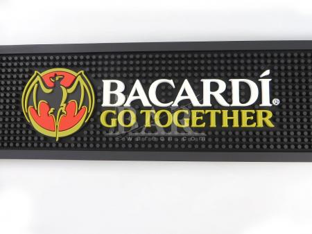 bacardi beer drip bar mat wasserdichte pvc servicematte 