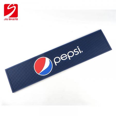 pepsi cocktail bartender bar mat blau und schwarz 