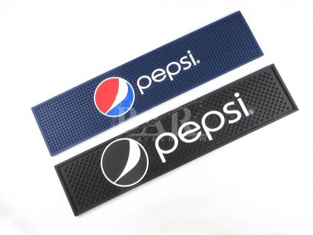 pepsi cocktail bartender bar mat blau und schwarz 