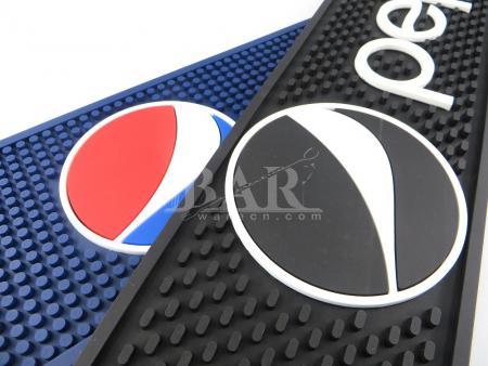 pepsi cocktail bartender bar mat blau und schwarz 