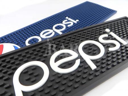 pepsi cocktail bartender bar mat blau und schwarz 