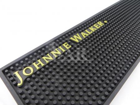 johnnie walker beer label barläufer slip pvc bar mat 