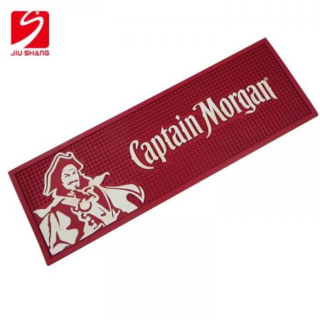 kapitän morgan wasserdicht pvc bar matte bier label bar runner 