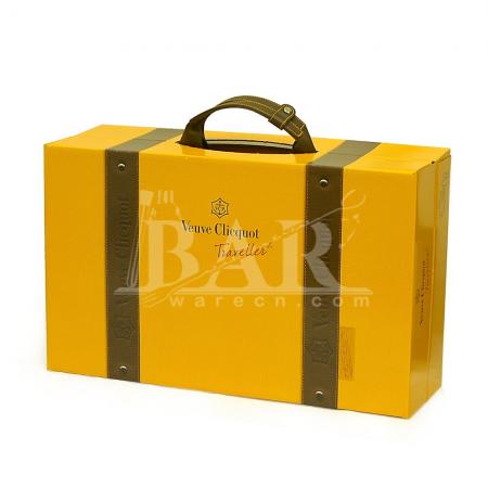 veuve clicquot eva hard champagner trägertasche mit schalentasche 