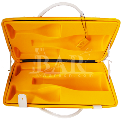 veuve clicquot eva hard champagner trägertasche mit schalentasche 