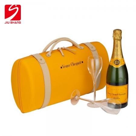 veuve clicquot eva hard champagner trägertasche mit schalentasche 