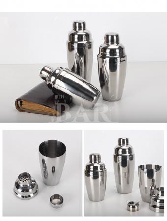 verschiedene Luxus Bar Set Mini Bar Werkzeuge Edelstahl Cocktail Shaker 