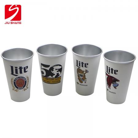 miller lite retro white stadium cup glasbecher im freien 