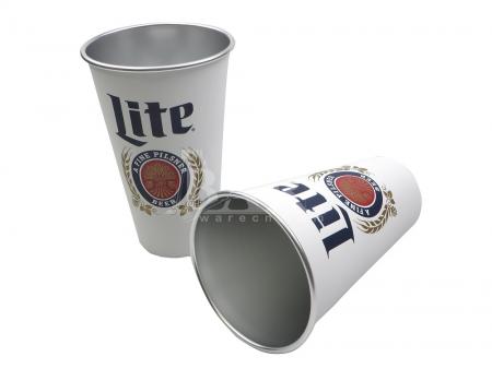 miller lite retro white stadium cup glasbecher im freien 