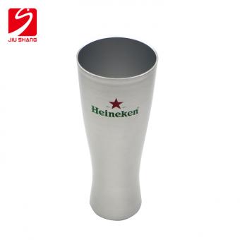 Seidendruck Aluminium Tasse