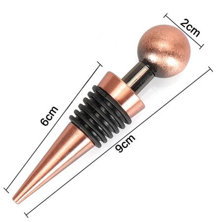 die besten Zinklegierungsmetallweinflaschenstopper Weinretter Weinkonserven für Hochzeitsdekoration 