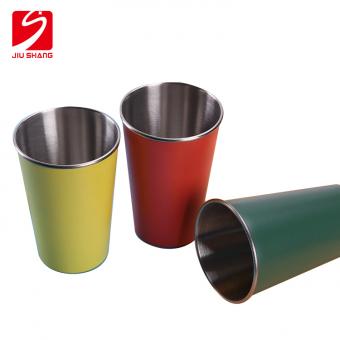 Stahlglas Tasse