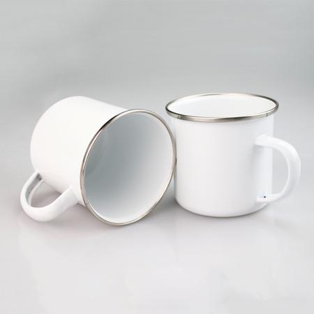 edelstahl emaillierte tasse als souvenir für gäste 