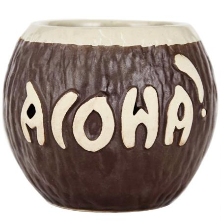 Kokosnussbecher Cocktailglas Tiki Cup im Hawaii-Stil 