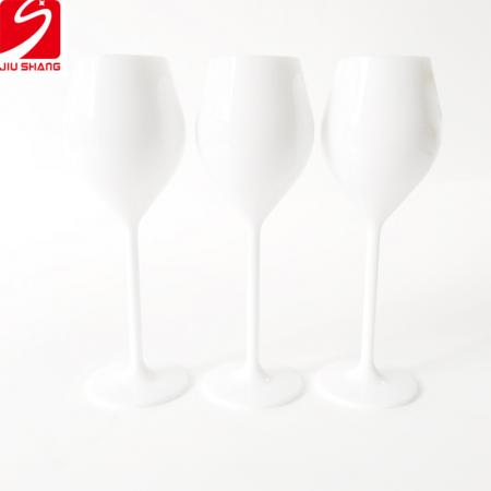 Acryl-Material anpassbare Farbe Logo Becher Champagnerglas 