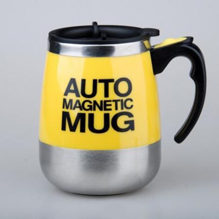 304 Edelstahl magnetische automatische Rührbecher, magnetische rotierende Kaffeetasse, Milchpulver Tasse, anpassbare Logo 