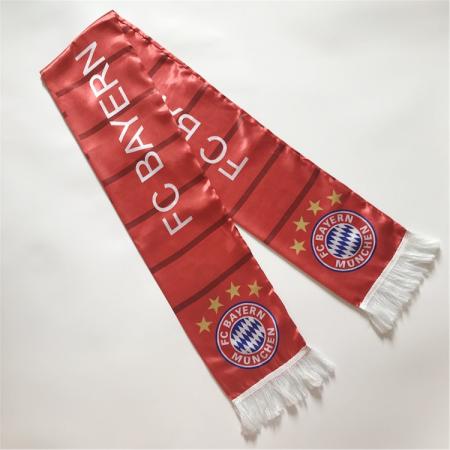 kundenspezifisches Logo-Polyester-Thermotransferfanschal fc lockert Beifallschalgeschenk auf 